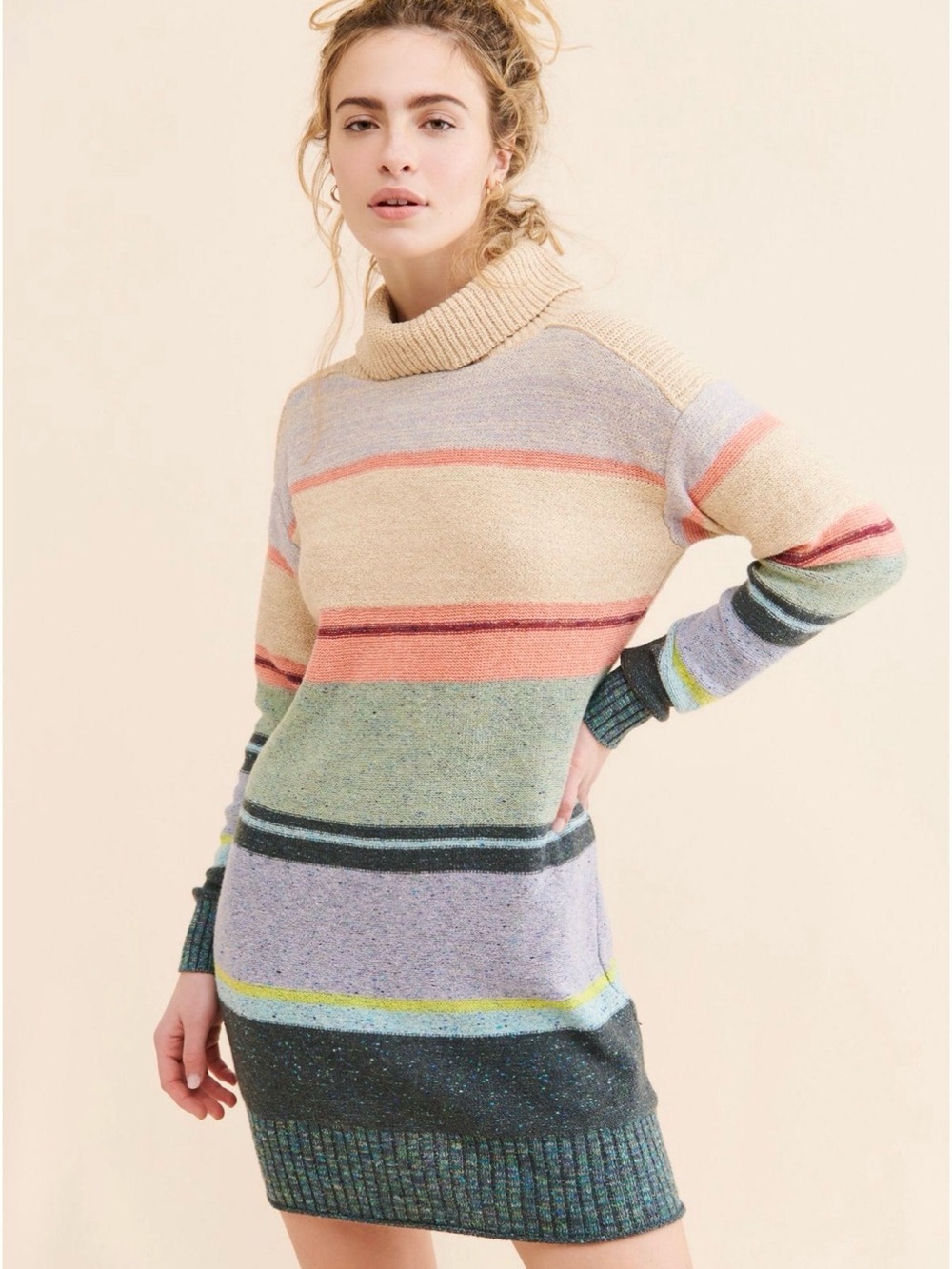 Daily Practice by Anthropologie The Keep It Cool Sweater Dress Petite Small